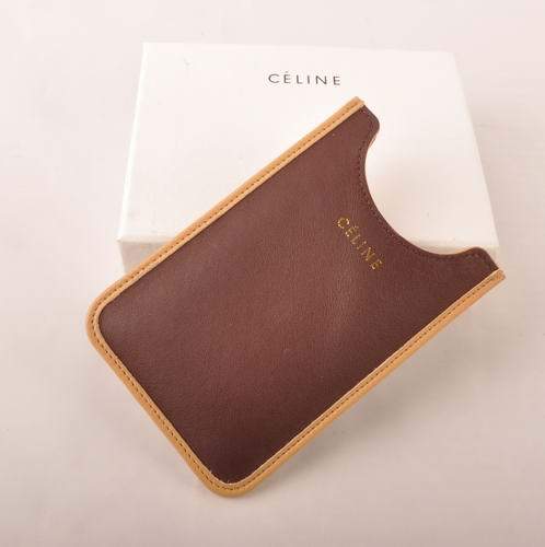 Celine Iphone Case - Celine 309 White Red Original Leather - Click Image to Close